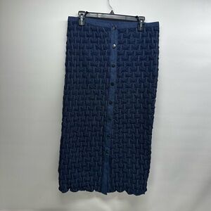 Ciebon women’s buttons long skirt size L nwt